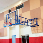 BASKETBALL GOAL WALL MOUNT FOLDABLE SIDEWISE