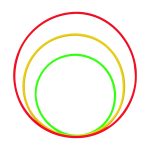 HOOPS FLAT SIZE-60 CM -BLUE