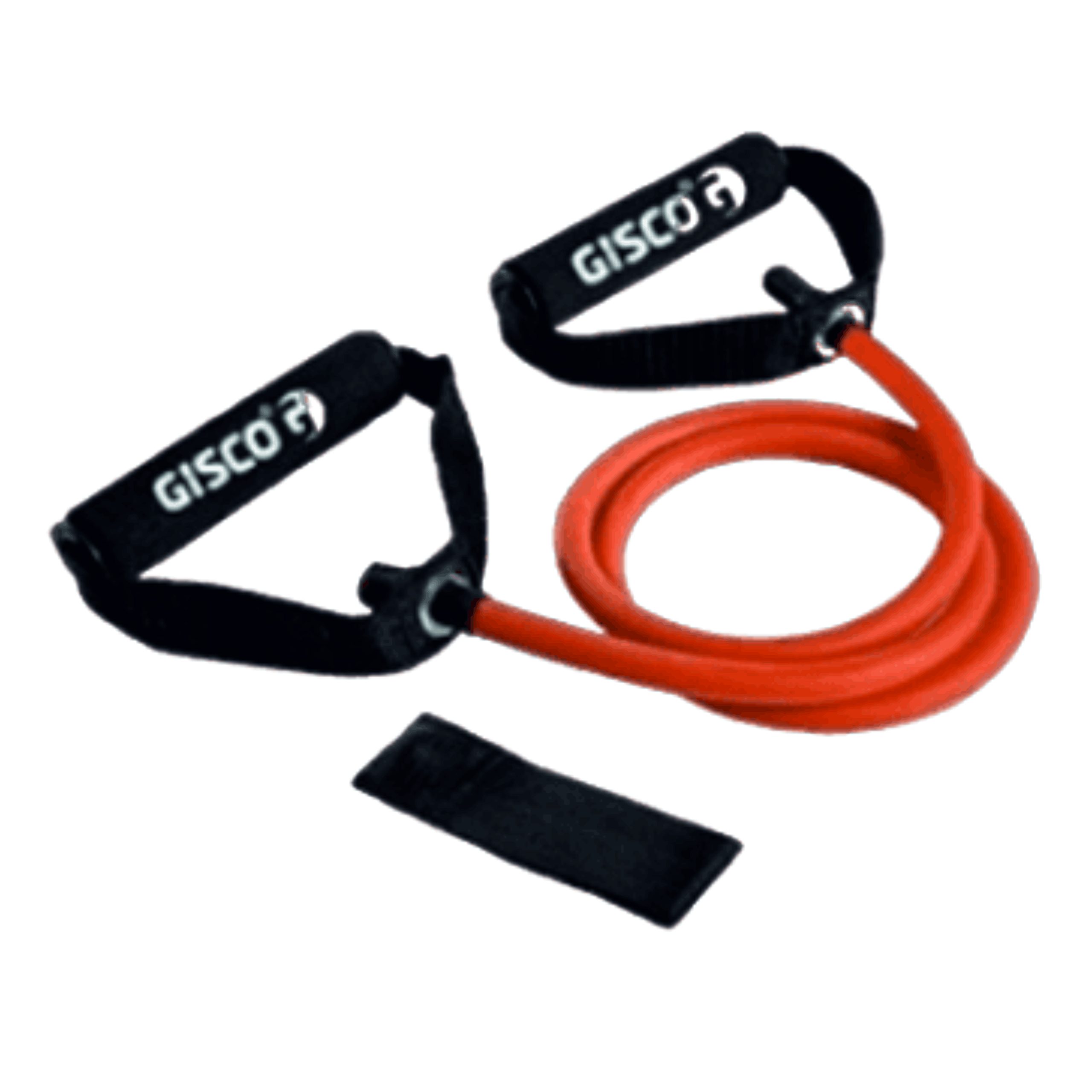 LATEX TUBE - LIGHT LATEX TUBE EXERCISER WITH D HANDLE - Image 1