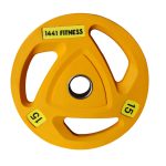 Tri Grip Color PU Olympic Plates 2.5 Kg to 20 Kg - 1 Year Warranty