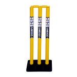CRICKET STUMP PLASTIC WITH HEAVY RUBBER BASE(3PCS/SET)