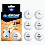 TABLE TENNIS BALL JADE POLY40+SPARE TIME 6PCS WHITE