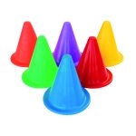 CONE -  6.7 " FLEXIBLE  SET OF 6 (COLOR- R,B,G,O,PU,Y)