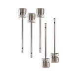 INFLATING NEEDLE - AMERICAN STYLE BRASS WITH NICKLE PLATING 66213 - Image 2