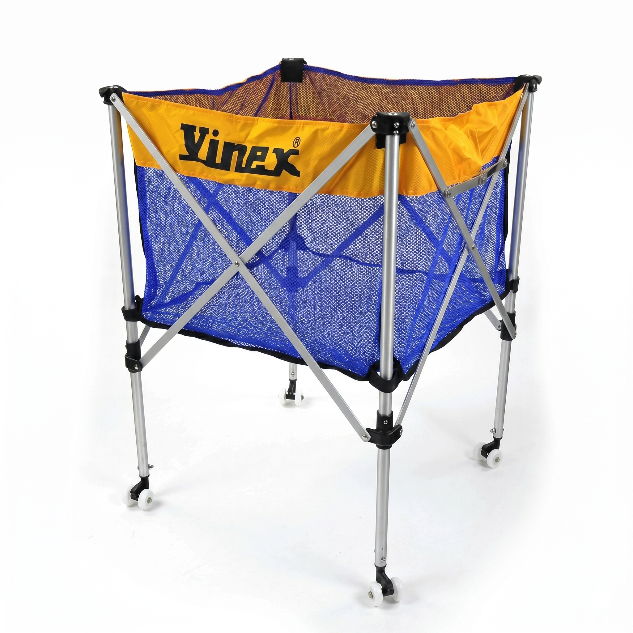 VINEX BALL CARRY CART ALUM FRAME WITH YELLOW NYLON FABRIC VBCC-100WT VINEX BALL CARRY CART ALUM FRAME WITH YELLOW NYLON FABRIC VBCC-100WT - Image 1