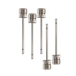 INFLATING NEEDLE - AMERICAN STYLE BRASS WITH NICKLE PLATING 66213