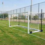 FREE STANDING BOX FOOTBALL GOALS (PAIR )