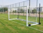 FREE STANDING BOX FOOTBALL GOALS (PAIR )