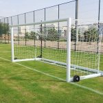 FREE STANDING BOX FOOTBALL GOALS (PAIR )