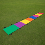 PARACHUTE SUPER RECTANGULAR SIZE - 8MTRX1MTR LONG PARACHUTE , POLYSTER FABRIC WITH 34 HANDLE